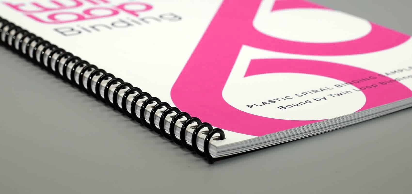 Plastic Spiral Binding by Twin Loop